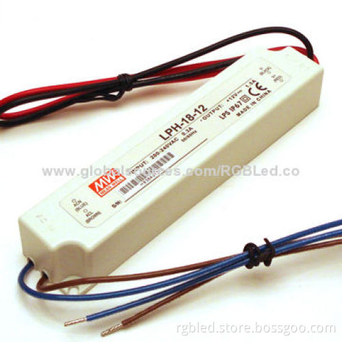Meanwell IP67 LED Power Supply, LPH-18-12